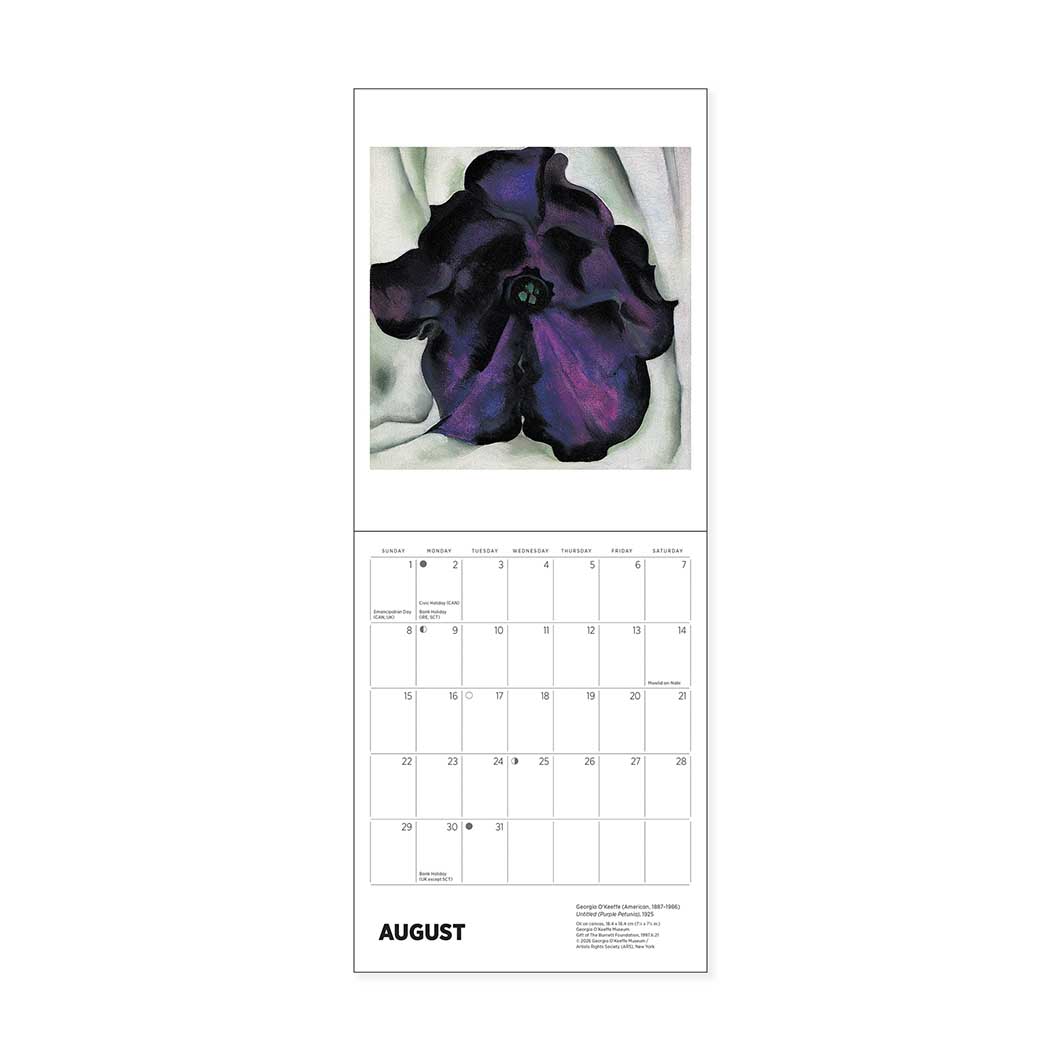Georgia O'Keeffe �~�j �J�����_�[ 2027