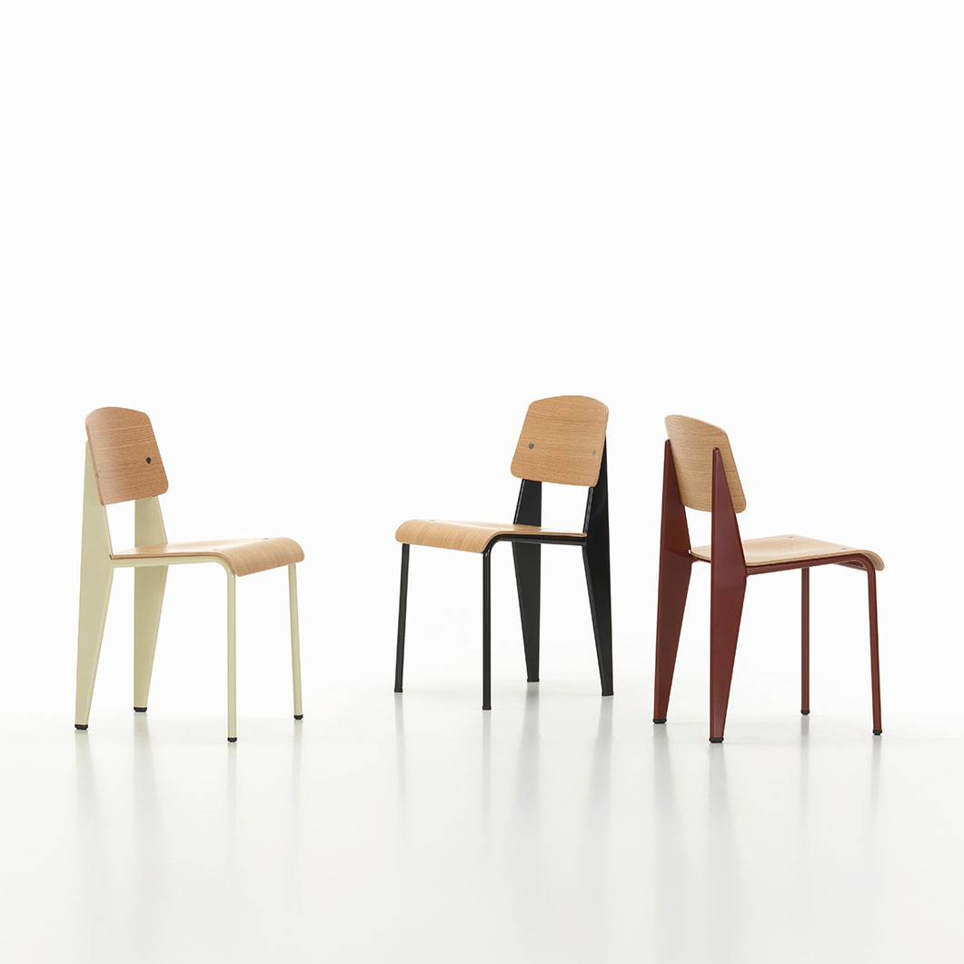 Vitra Prouve �X�^���_�[�h �`�F�A �i�`�������I�[�N x �f�B�[�v�u���b�N