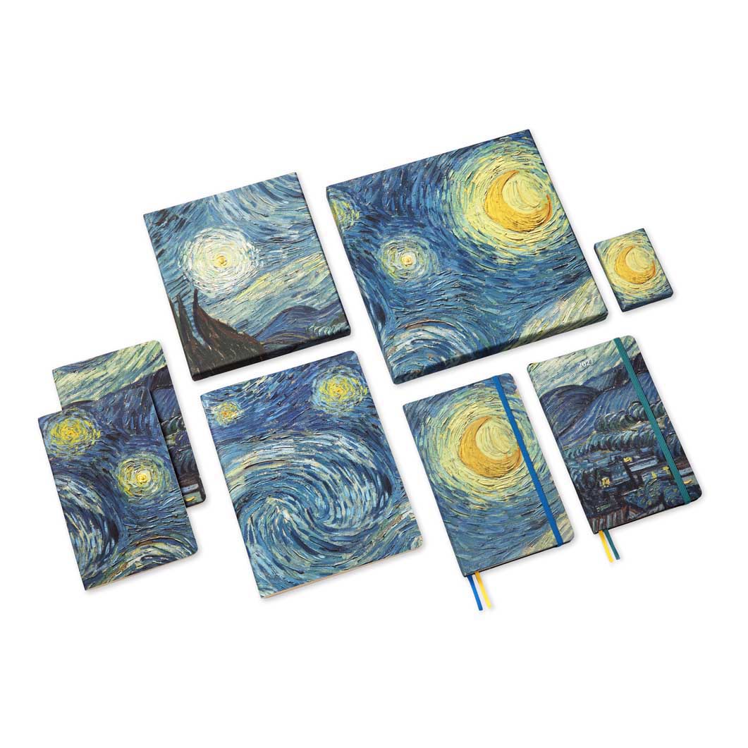 Moleskine x MoMA The Starry Night �J�C�G �m�[�g�u�b�N ���[�W 2���Z�b�g