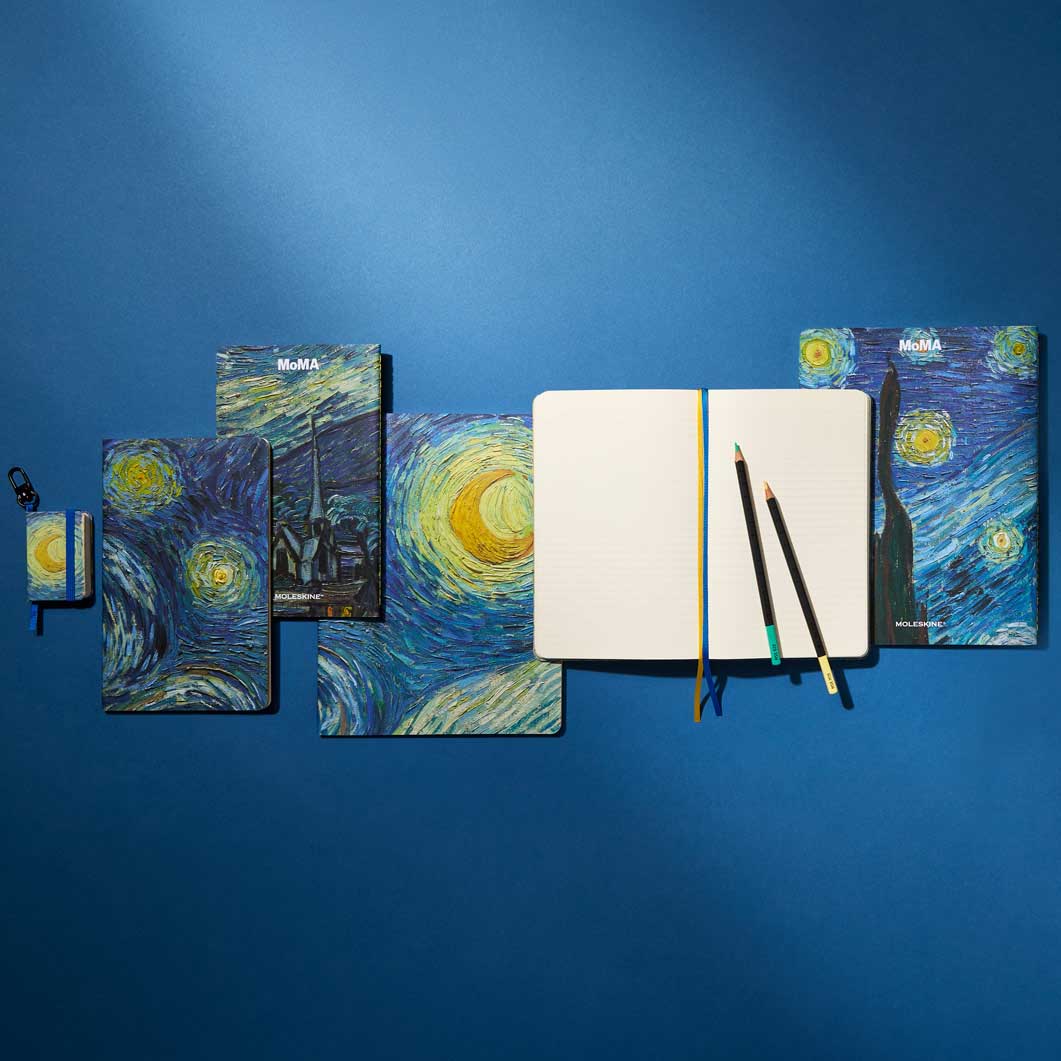 Moleskine x MoMA The Starry Night �m�[�g�u�b�N ���[�W