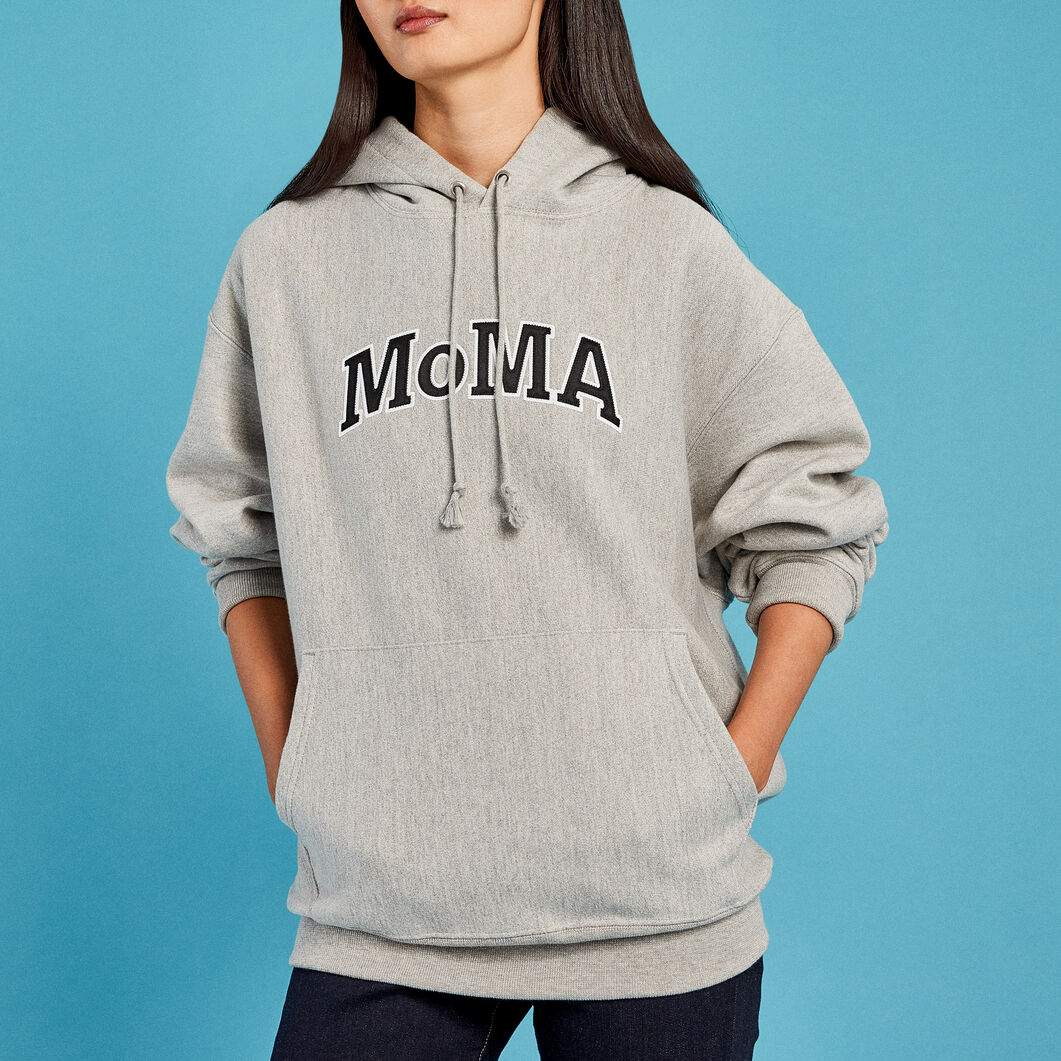 値下✕ 美品 チャンピオン × MOMA リバースウィーブ パーカー サイズL