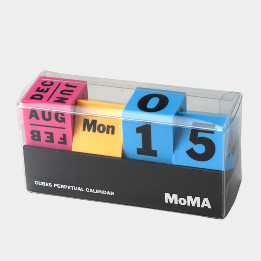 MoMA キューブ カレンダー CMYK
