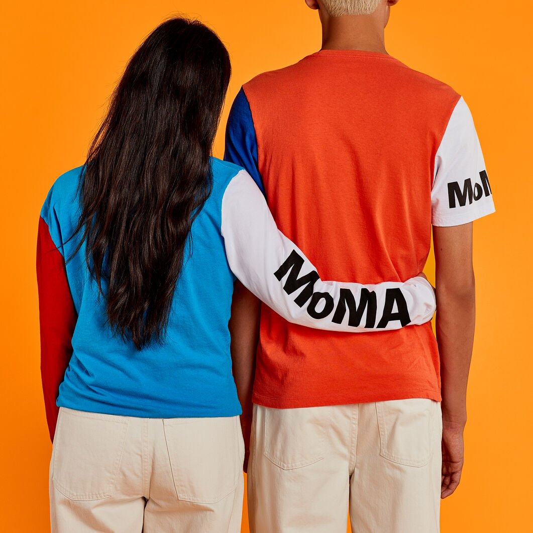 MoMA ロゴ Tシャツ 半袖 カラフル L(L)：ファッション