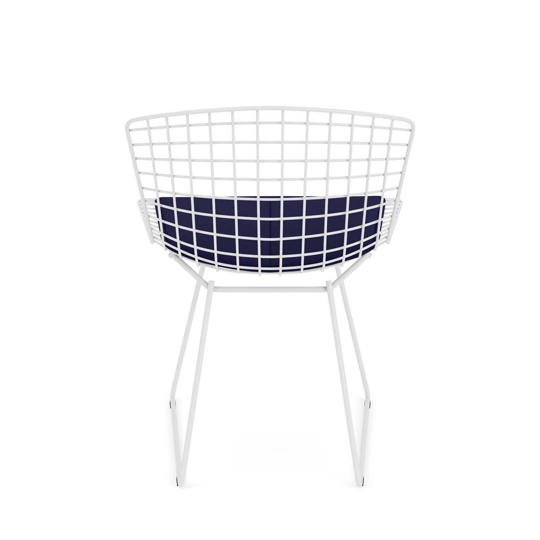 Knoll ベルトイア コレクション サイドチェア ホワイトxネイビー