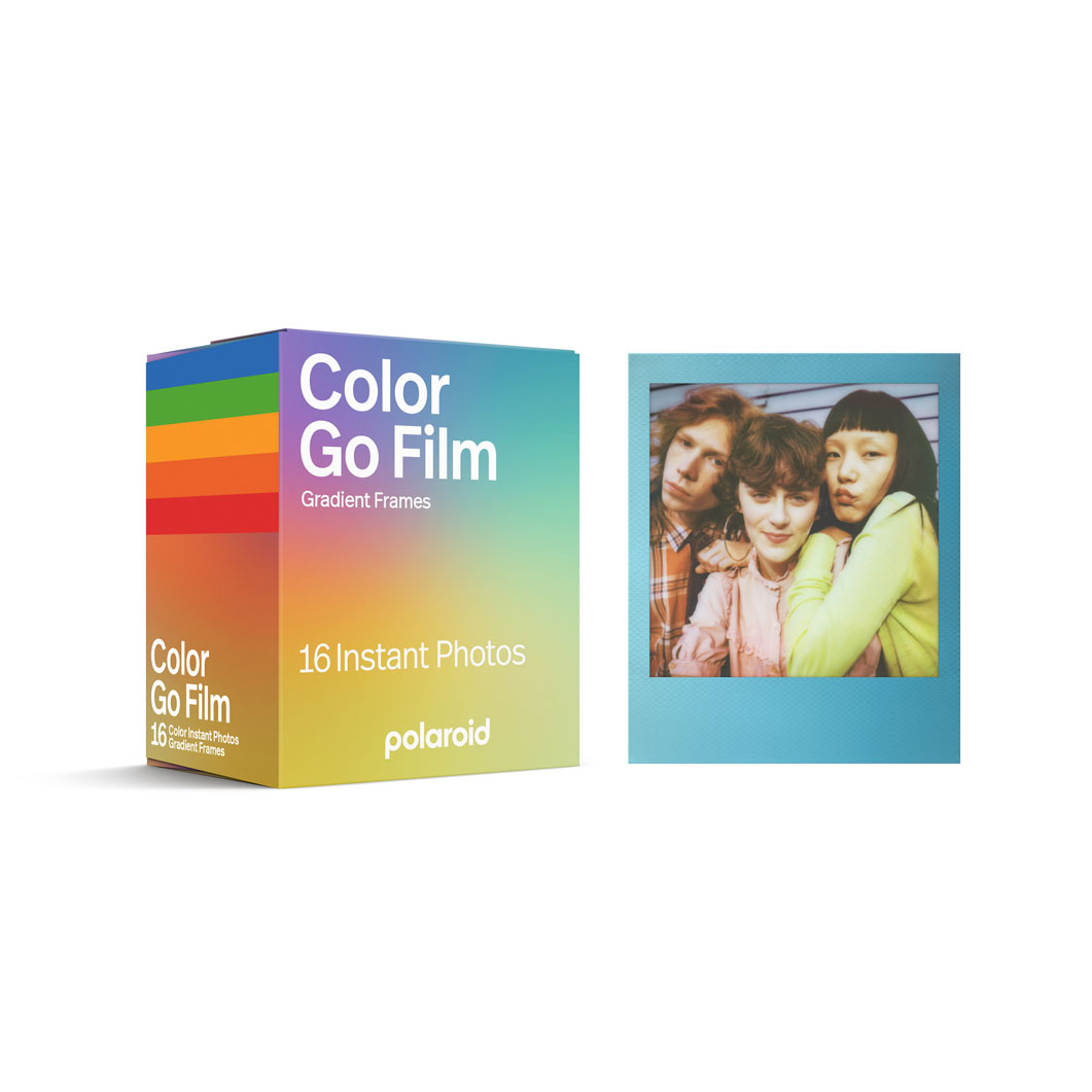 Polaroid Go �J���[�t�B���� �_�u���p�b�N �O���f�[�V�����t���[��