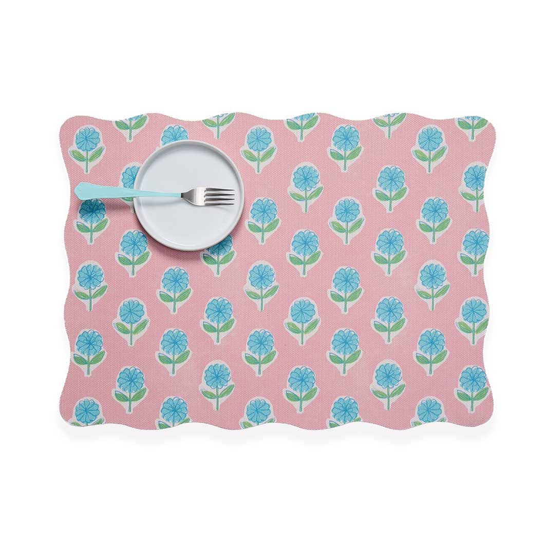 Meri Meri x Chilewich �v���[�X�}�b�g Periwinkle