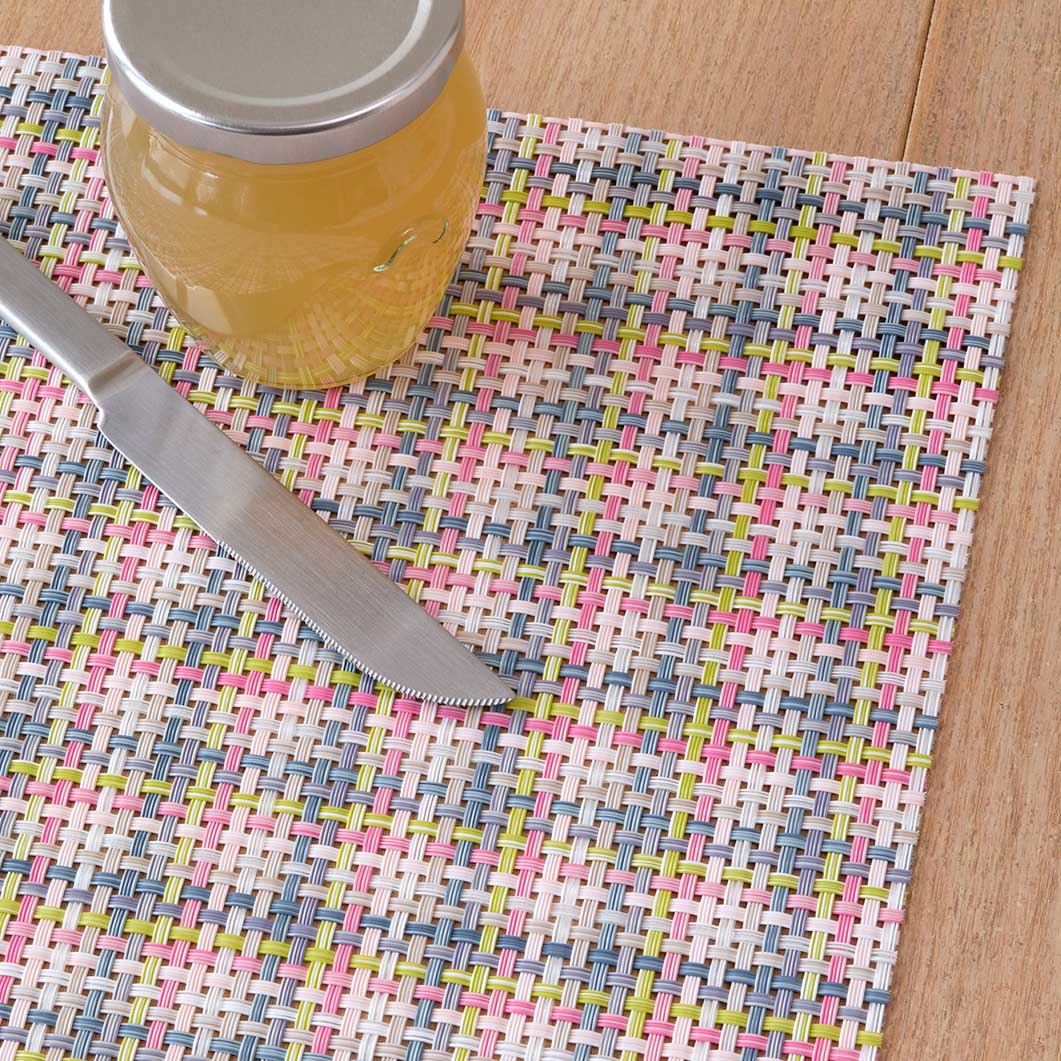 Chilewich �o�X�P�b�g�E�B�[�u �v���[�X�}�b�g �x�S�j�A