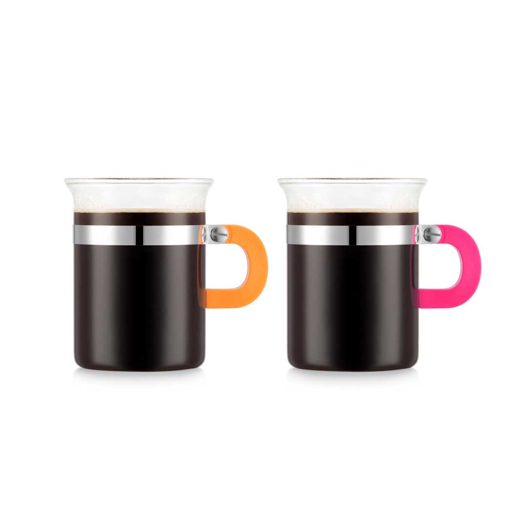 Bodum Chambord �R�[�q�[�J�b�v 2�Z�b�g �l�I���I�����W�^�s���N