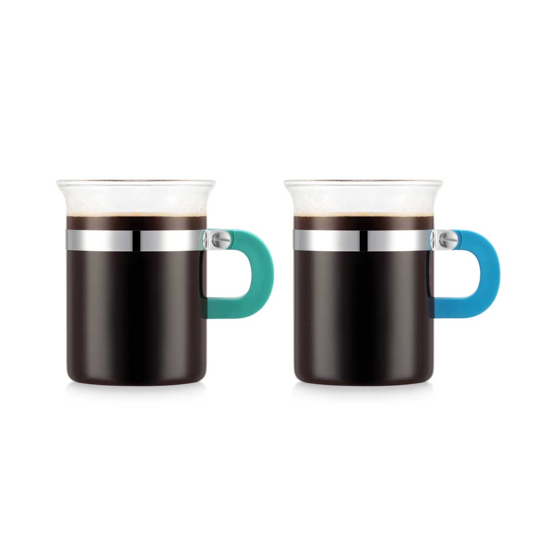 Bodum Chambord �R�[�q�[�J�b�v 2�Z�b�g �l�I���u���[�^�e�B�[��