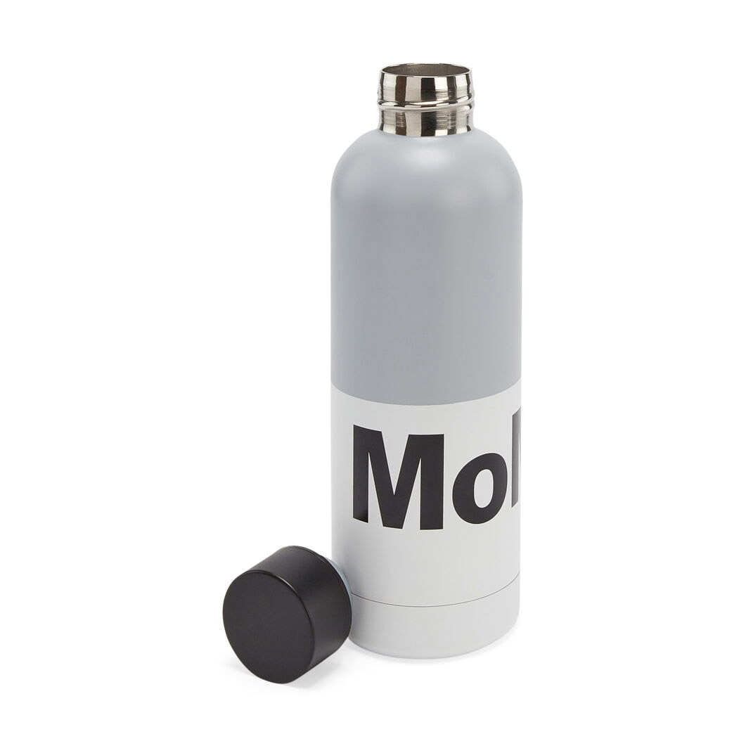 MoMA ロゴ ステンレスボトル グレー／ブラック