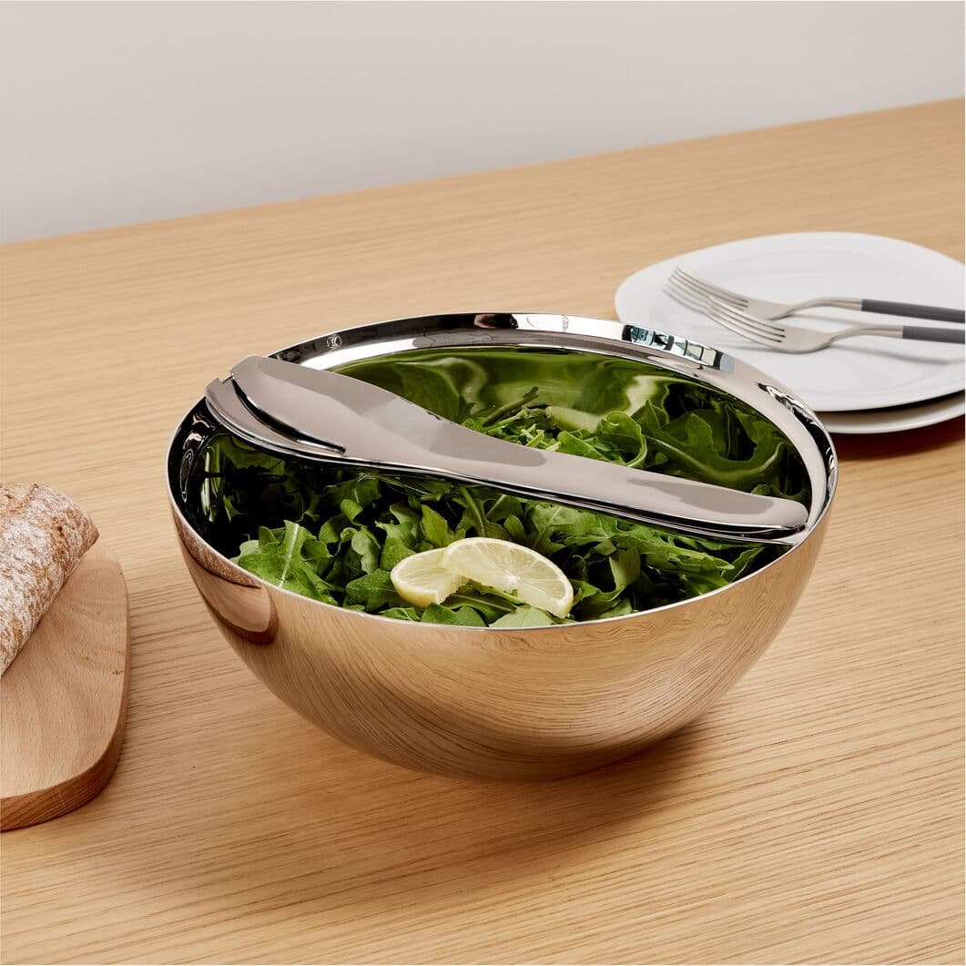 Insalata サラダボウル サーバー付き：キッチン & ダイニング