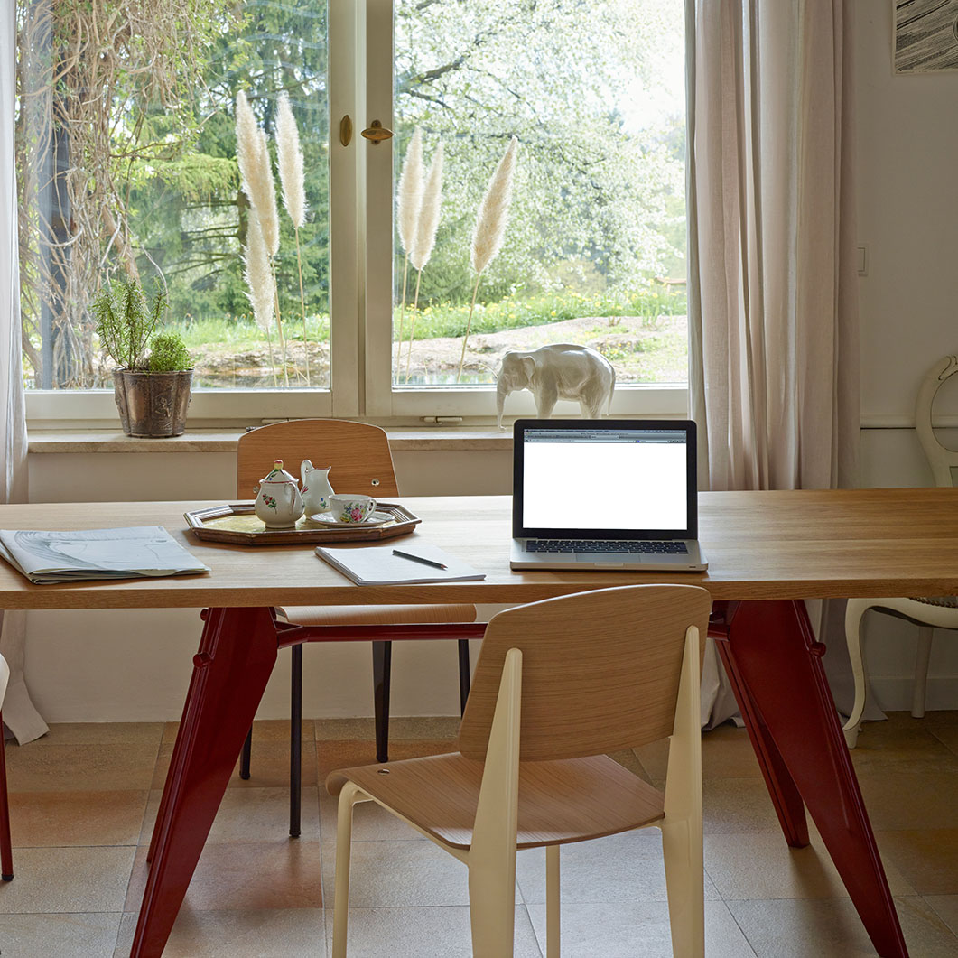 Vitra Prouve �X�^���_�[�h �`�F�A �i�`�������I�[�N x �u�����R�����u