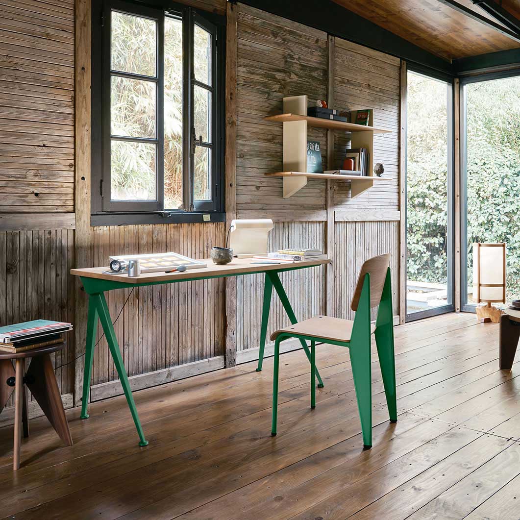 Vitra Prouve �X�^���_�[�h �`�F�A �i�`�������I�[�N x �u�����F�[��