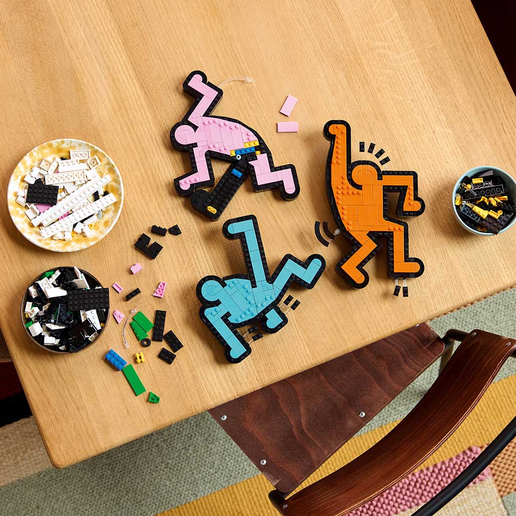 LEGO Keith Haring Dancing Figures