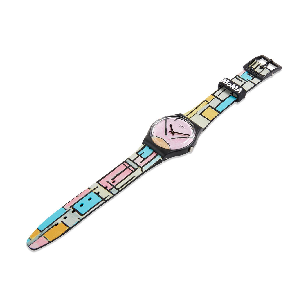 Swatch×MoMA モンドリアン／Composition in Oval with Color Planes 1