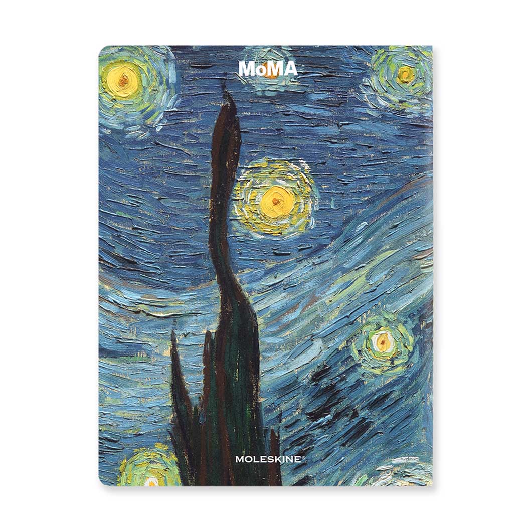 Moleskine x MoMA The Starry Night �J�C�G �m�[�g�u�b�N XL
