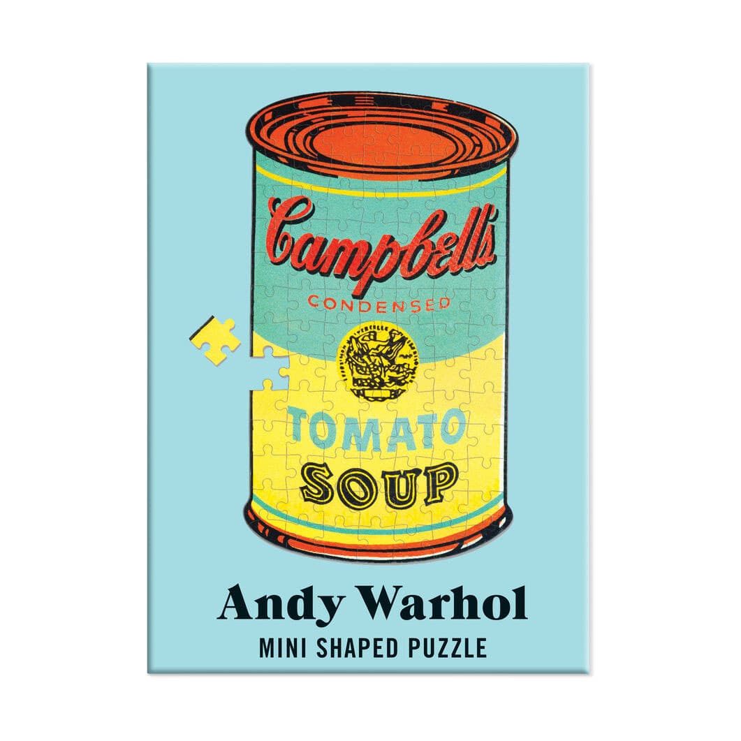 Andy Warhol ミニ シェイプ パズル キャンベルスープ缶