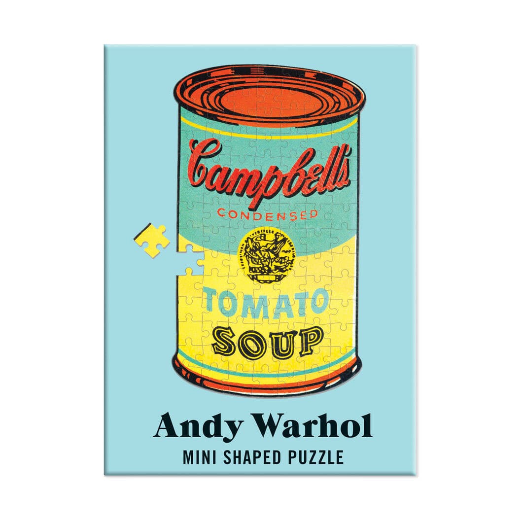 Andy Warhol ミニ シェイプ パズル キャンベルスープ缶(キャンベル