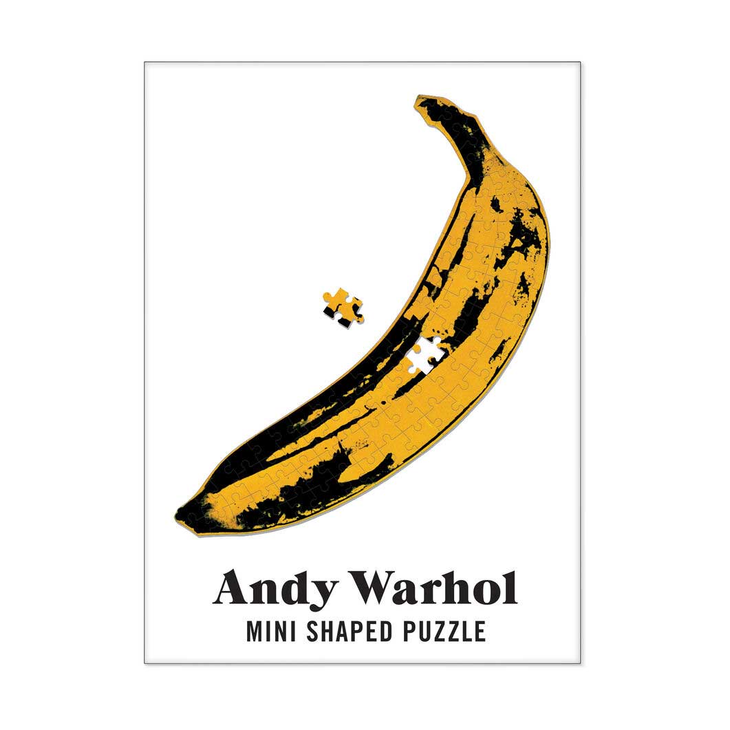 Andy Warhol ミニ シェイプ パズル バナナ(バナナ)：キッズ