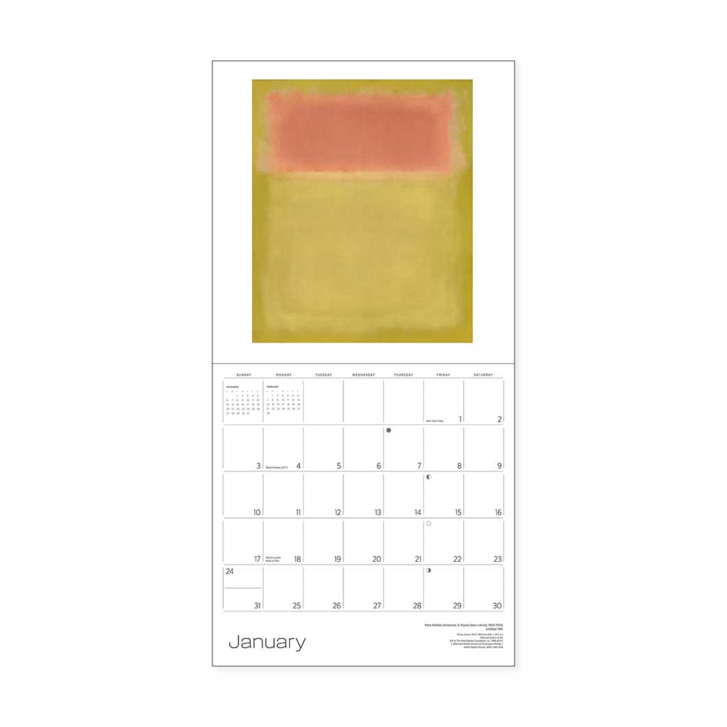 Mark Rothko �E�H�[�� �J�����_�[ 2027
