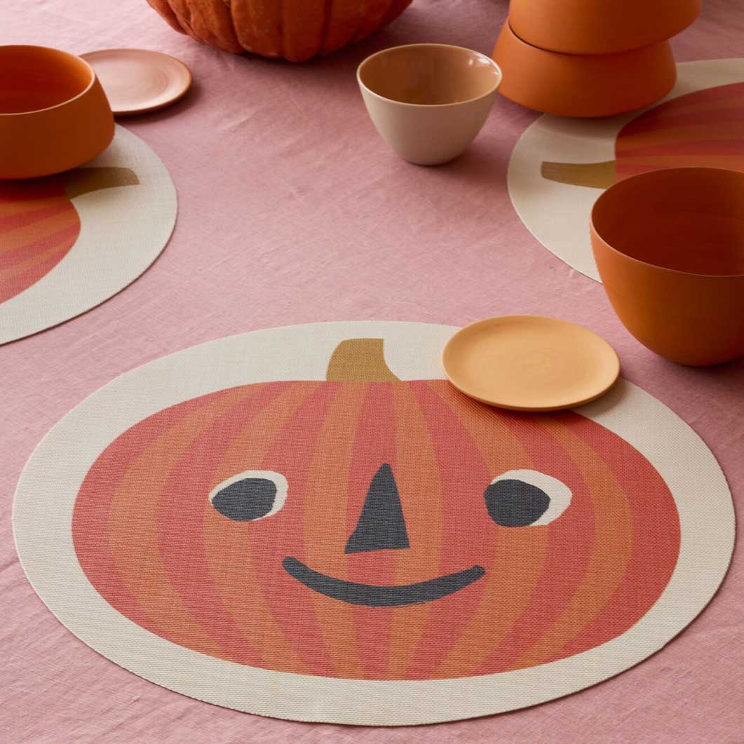 Meri Meri x Chilewich �v���[�X�}�b�g Pumpkin