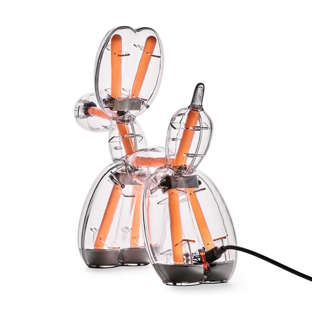 Jeff Koons Balloon Dog �|�[�^�u�� LED�����v