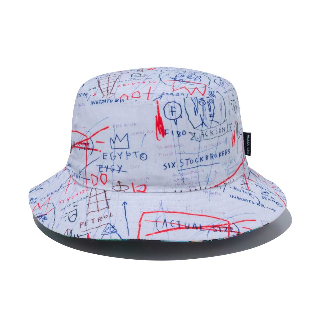 New Era Jean－Michel Basquiat リバーシブルバケットハット S／M(S／M