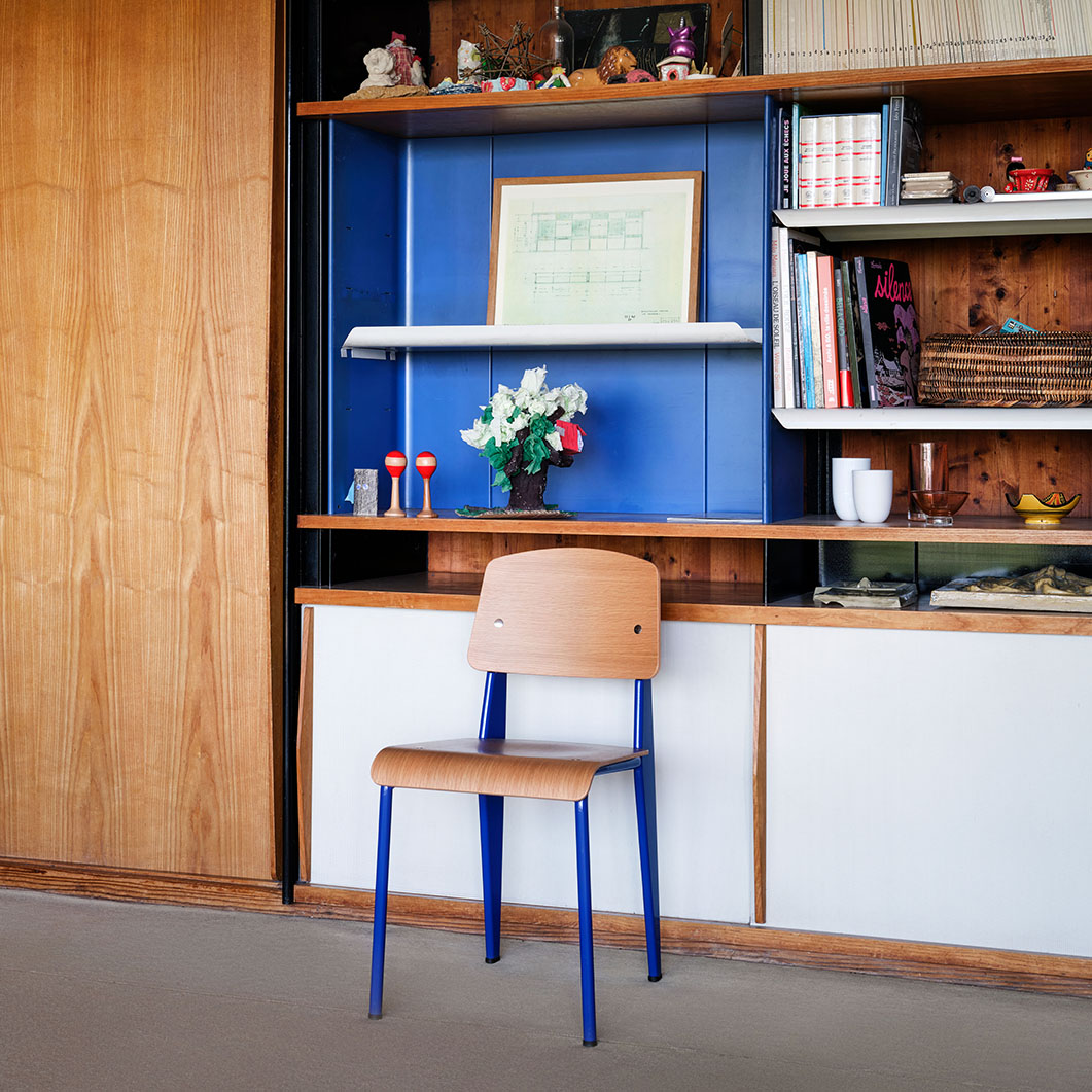 Vitra Prouve �X�^���_�[�h �`�F�A �i�`�������I�[�N x �u���[�}���N�[��