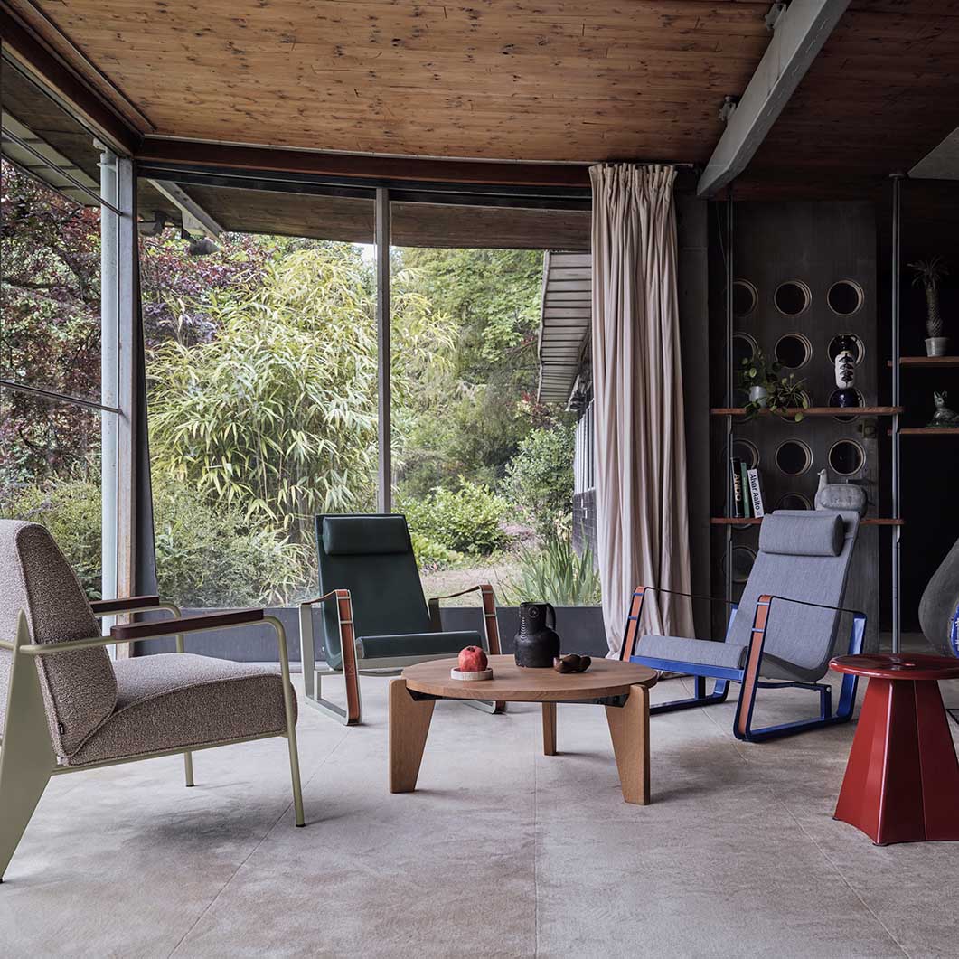 Vitra Prouve �Q���h�� �o �R�[�q�[�e�[�u�� �i�`�������I�[�N �\���b�h