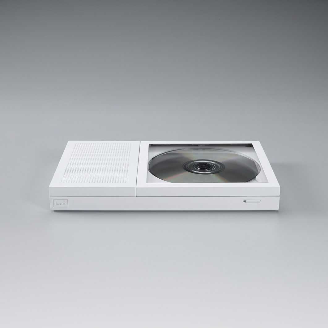Instant Disk Audio CP2 ワイヤレス CD プレイヤー ホワイト(ホワイト ...