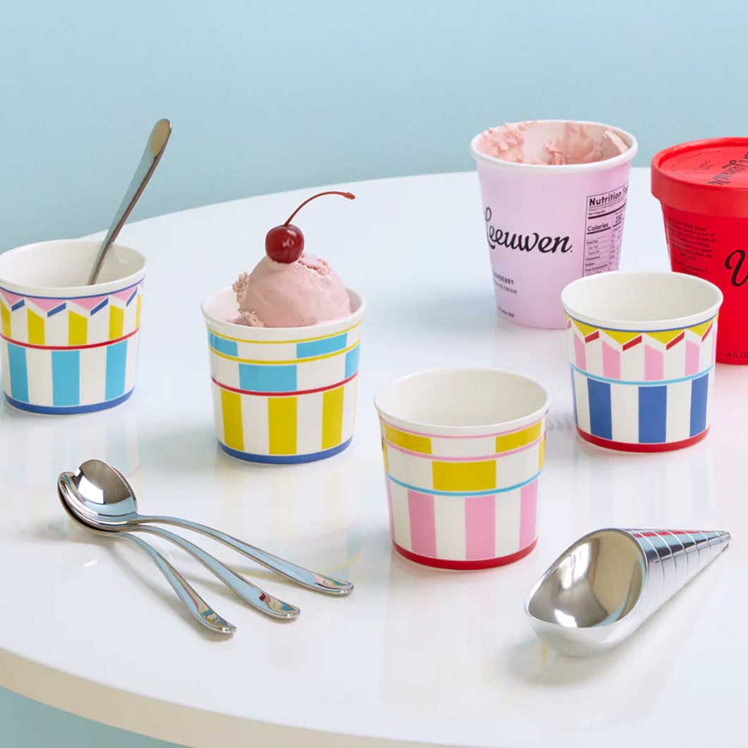 ALESSI Big Love �A�C�X�N���[���X�v�[�� 4�_�Z�b�g