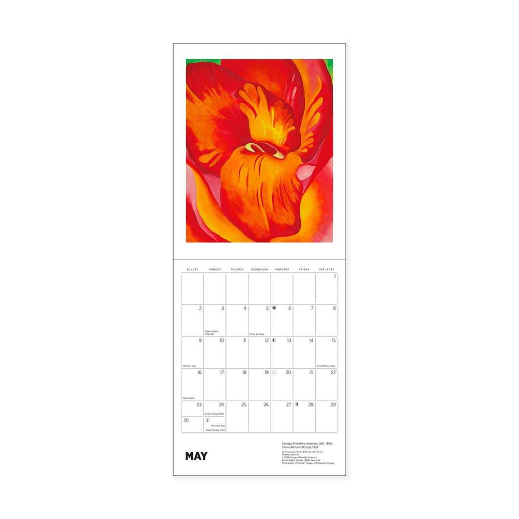 Georgia O'Keeffe �~�j �J�����_�[ 2027