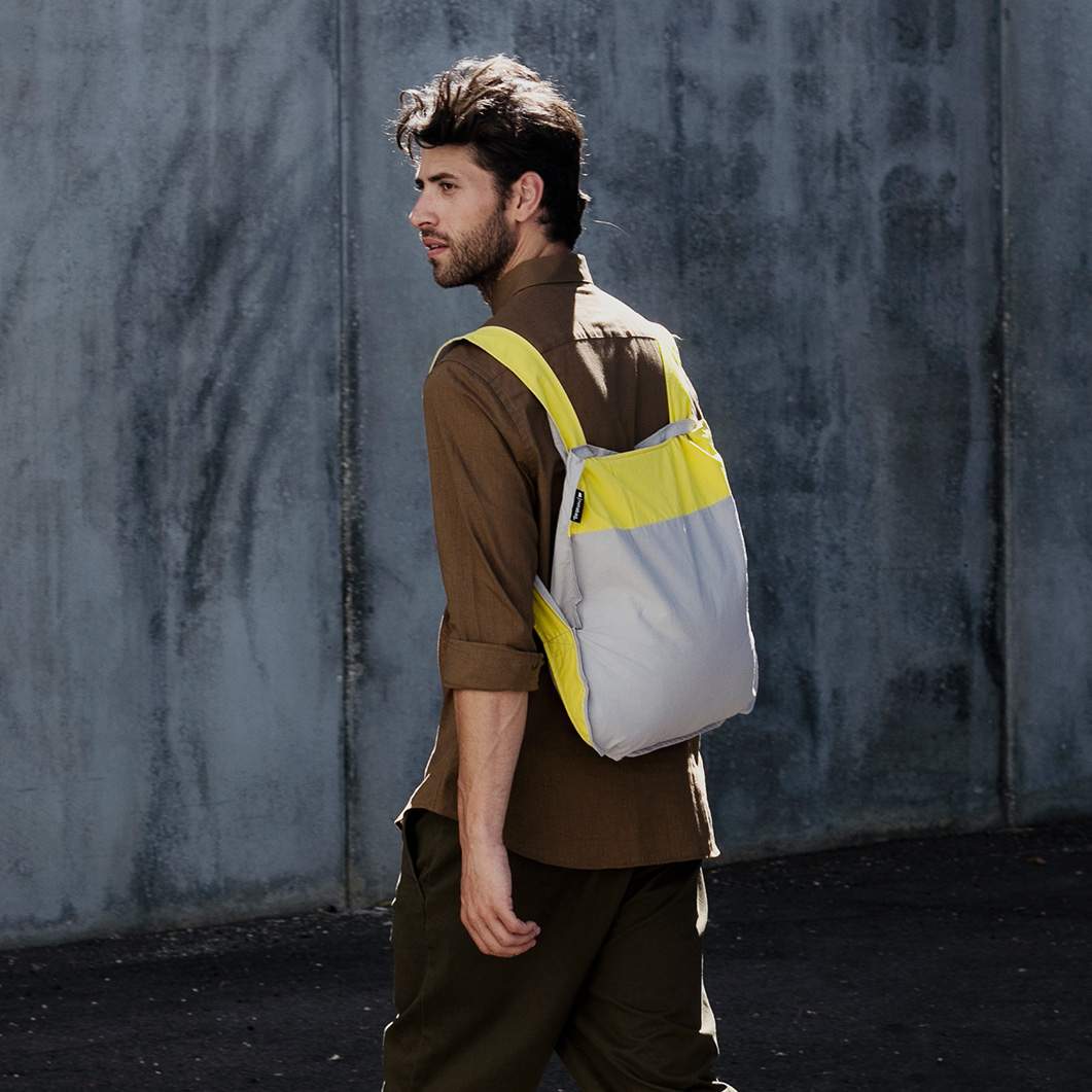 Notabag バッグ バックパック グレー イエロー グレー イエロー ファッション Notabag バッグ バックパック グレー イエロー グレー イエロー ファッション