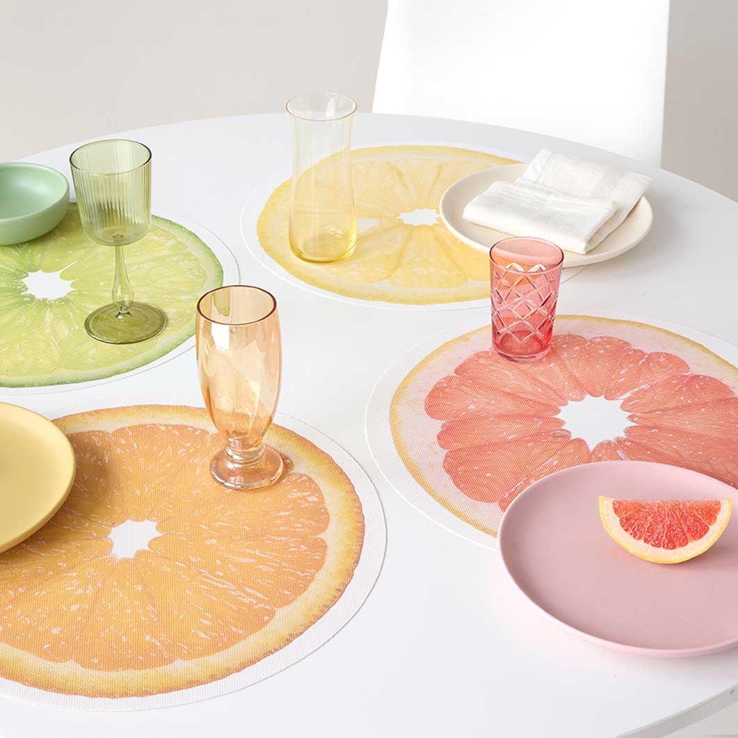 Chilewich Citrus �v���[�X�}�b�g �O���[�v�t���[�c