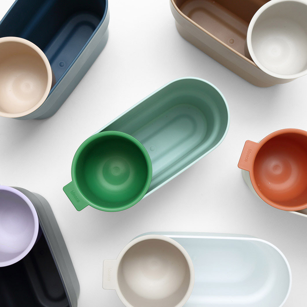 Niko トラッシュカン インディゴ／ベージュ(インディゴ／ベージュ)：ホーム 