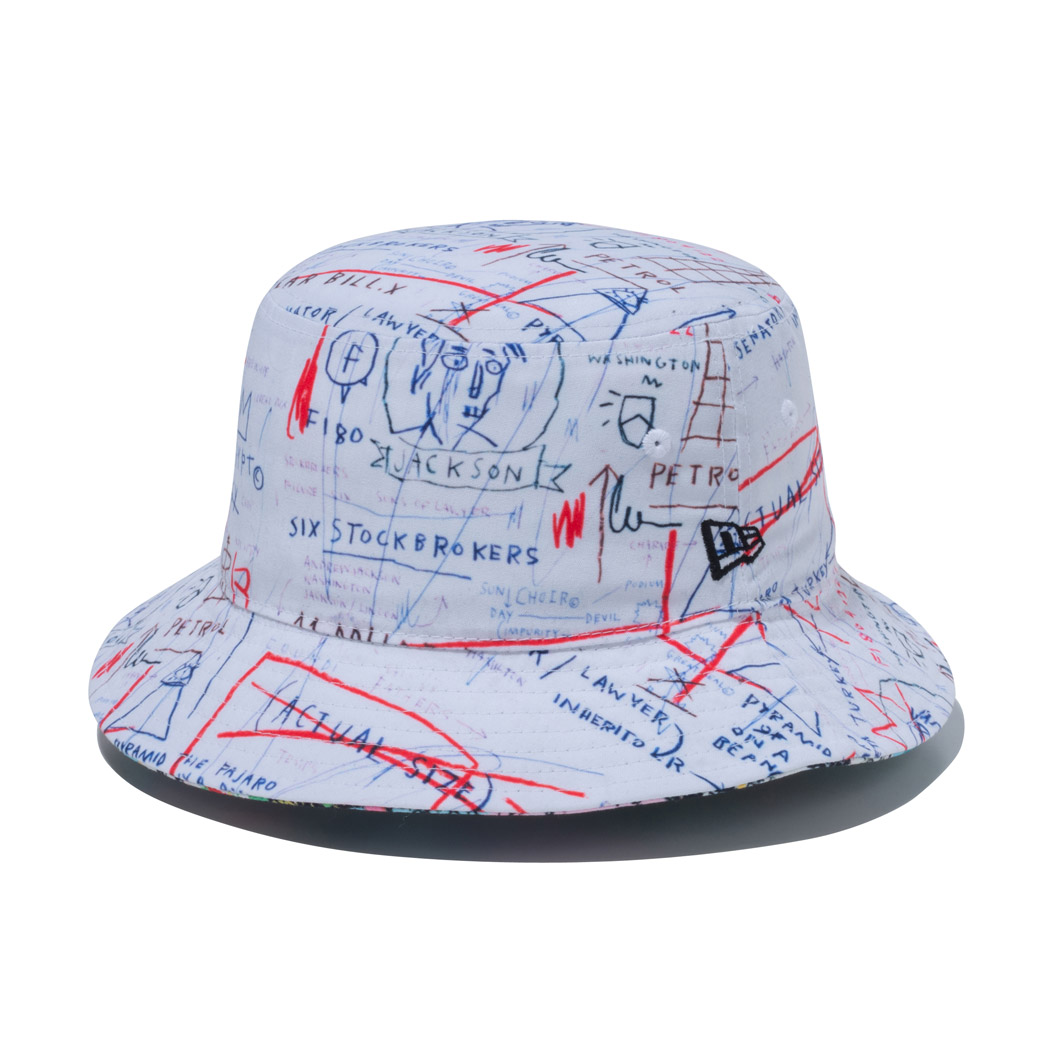 New Era Jean－Michel Basquiat リバーシブルバケットハット S／M(S／M