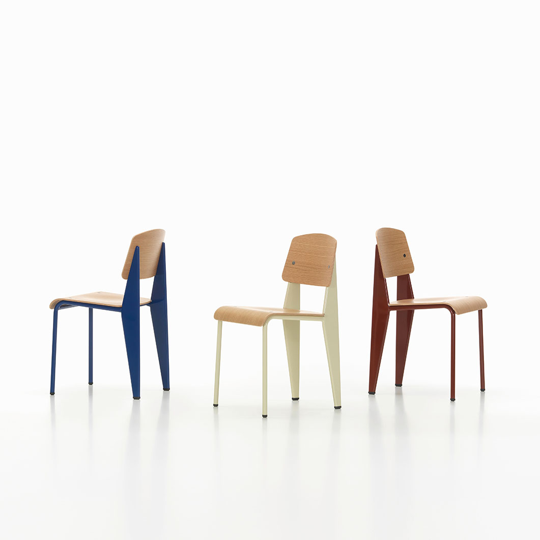 Vitra Prouve �X�^���_�[�h �`�F�A �i�`�������I�[�N x �u���[�}���N�[��