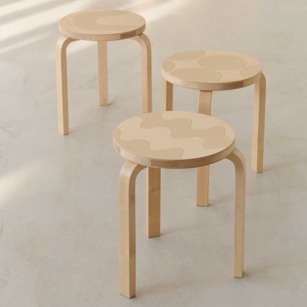 Artek Aalto Marimekko �X�c�[�� 60 �Z�C���[�j