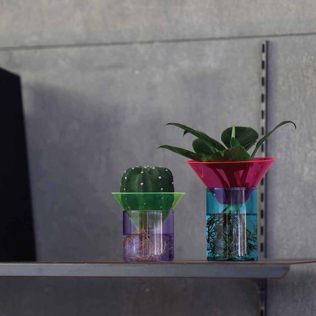 Neon Glass Vase �~�f�B�A��