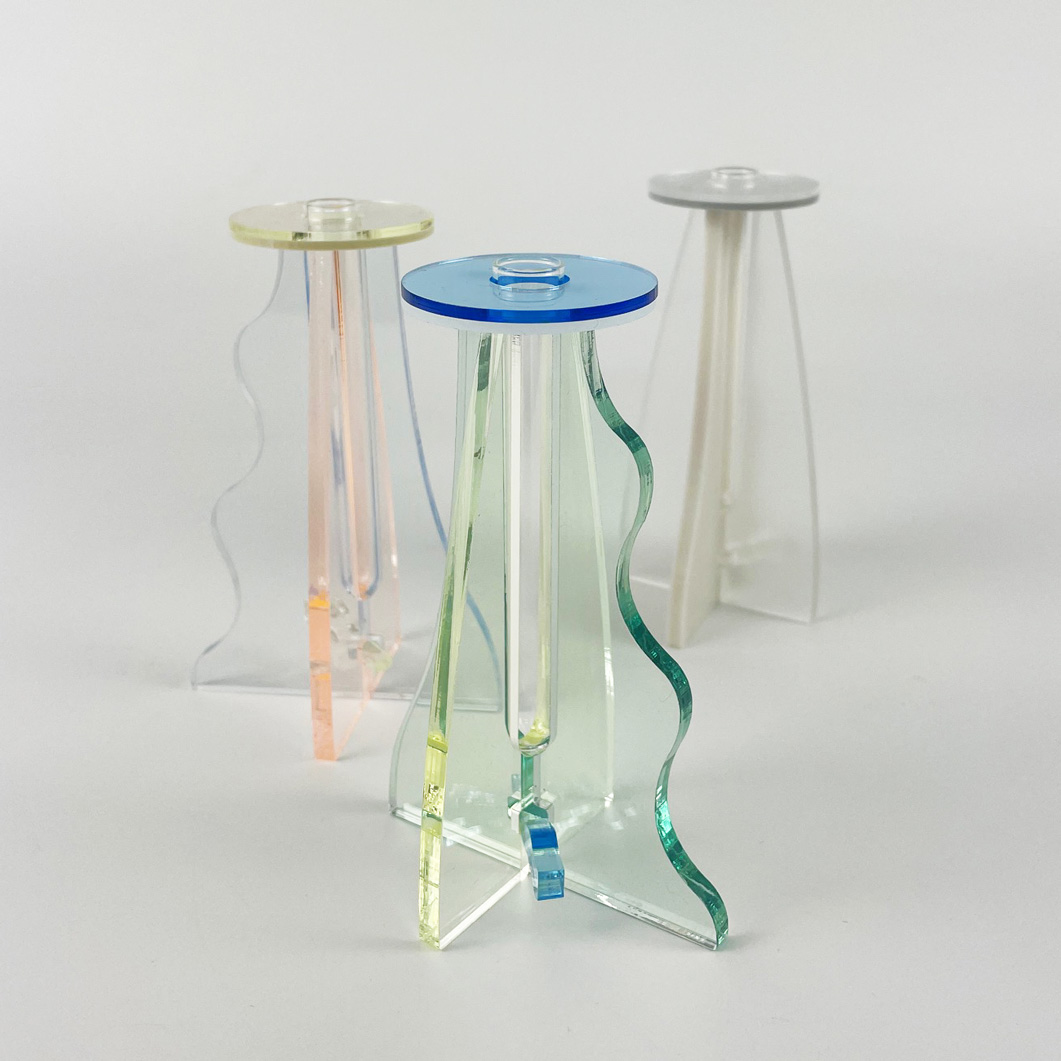 Ichirin Vase S グリーンxイエロー(S グリーンxイエロー)：ホーム
