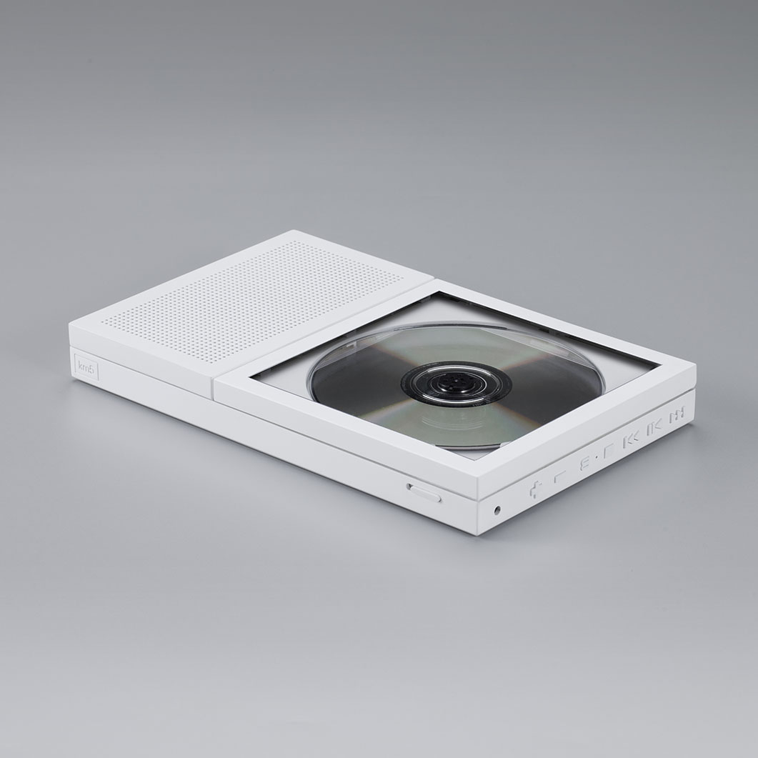 Instant Disk Audio CP2 ワイヤレス CD プレイヤー ホワイト(ホワイト ...