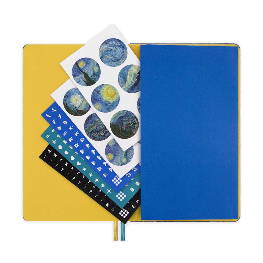 Moleskine x MoMA The Starry Night  �E�B�[�N���[�_�C�A���[ ���[�W 2027