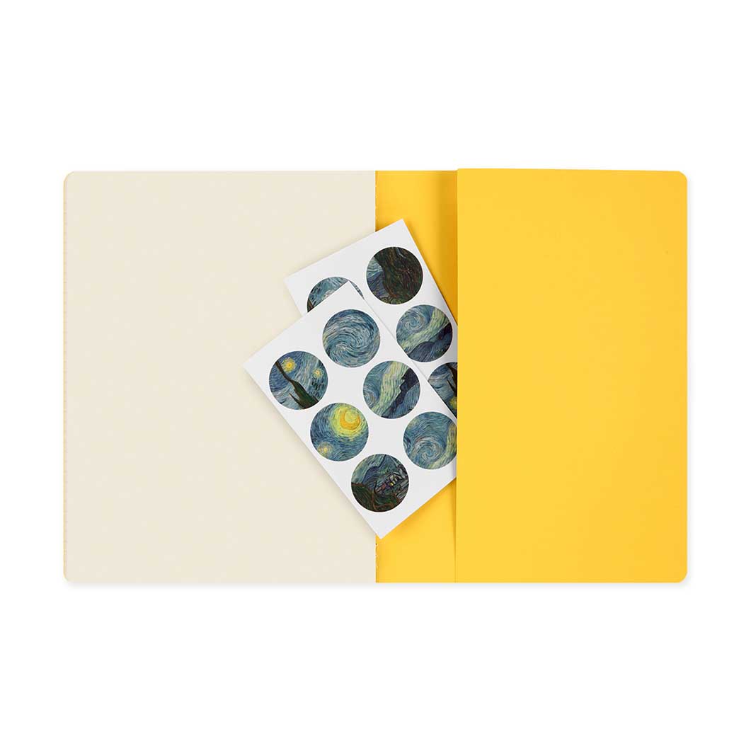 Moleskine x MoMA The Starry Night �J�C�G �m�[�g�u�b�N XL