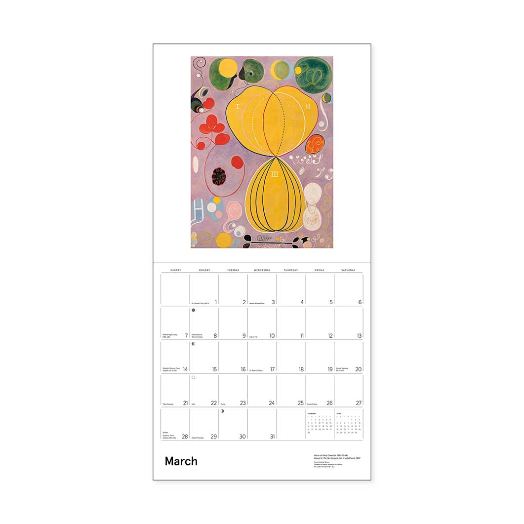 Hilma af Klint �E�H�[�� �J�����_�[ 2027