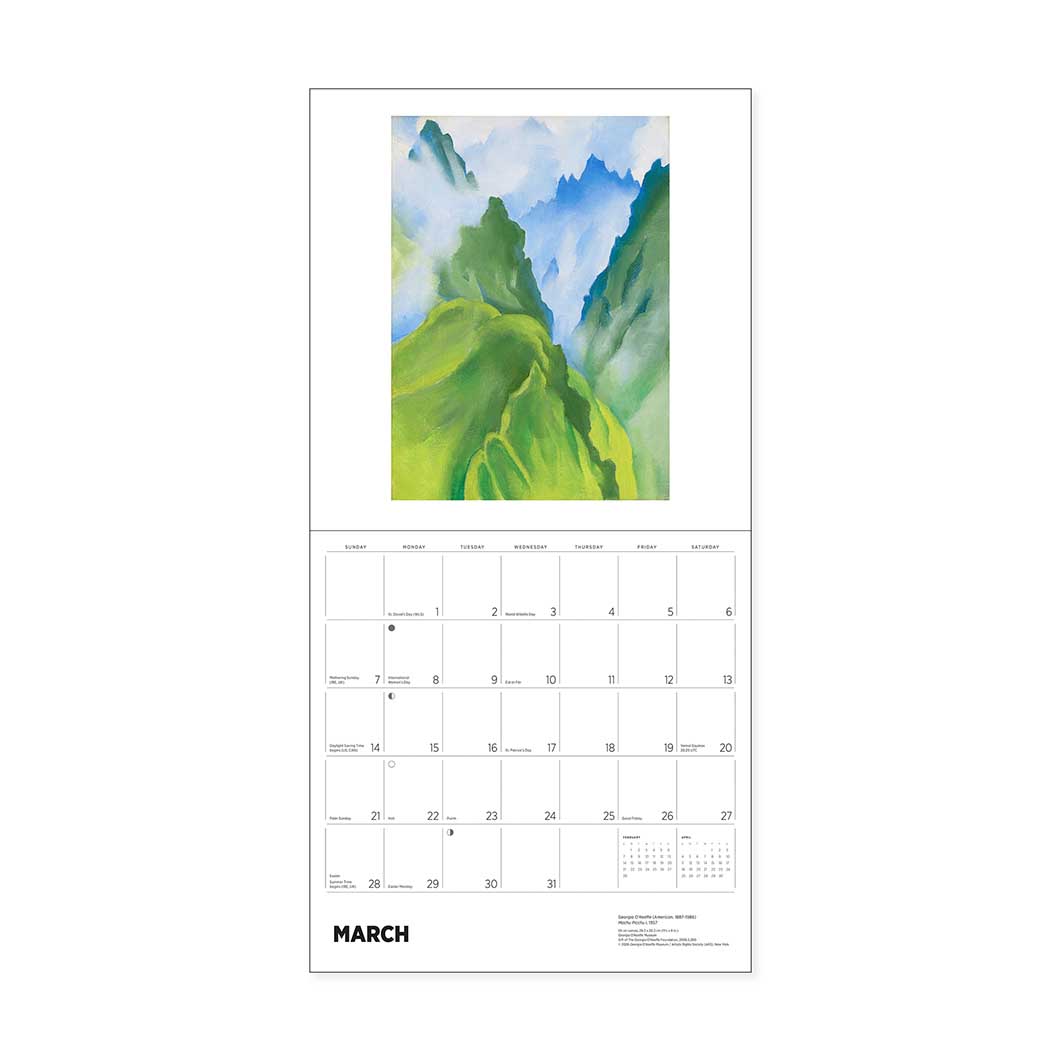 Georgia O'Keeffe �E�H�[�� �J�����_�[ 2027
