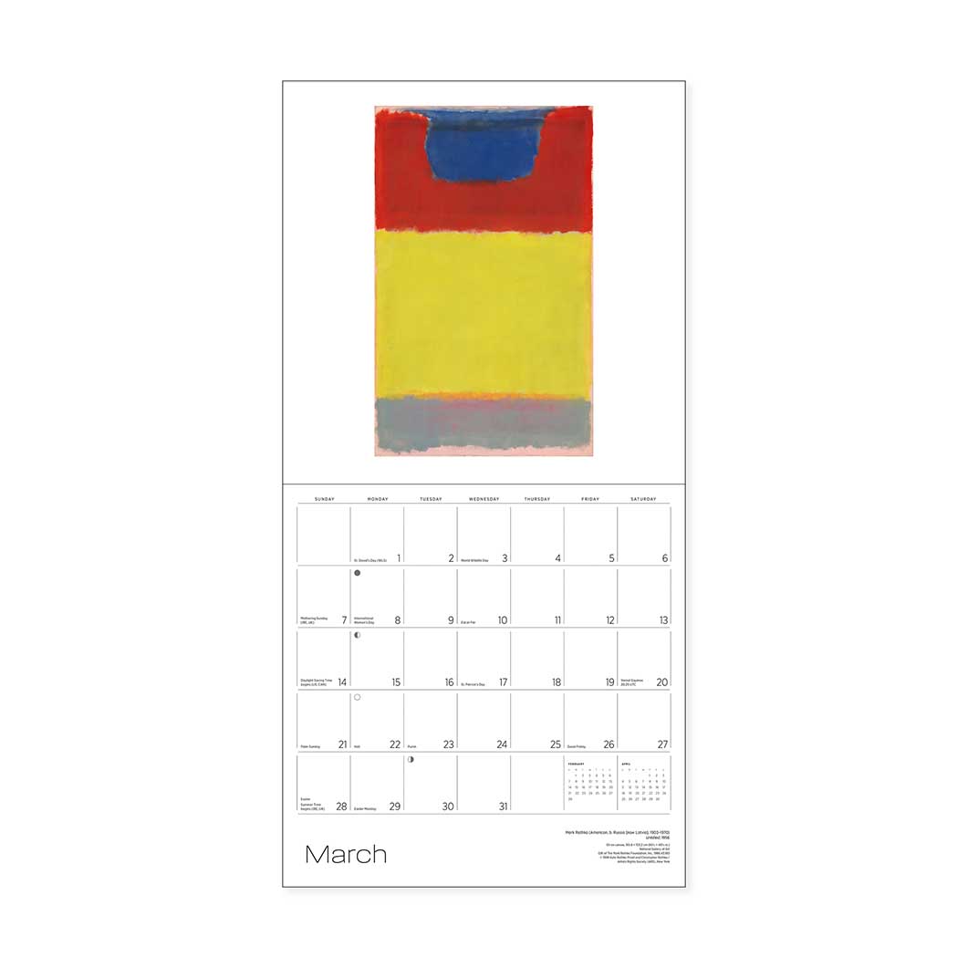 Mark Rothko �E�H�[�� �J�����_�[ 2027