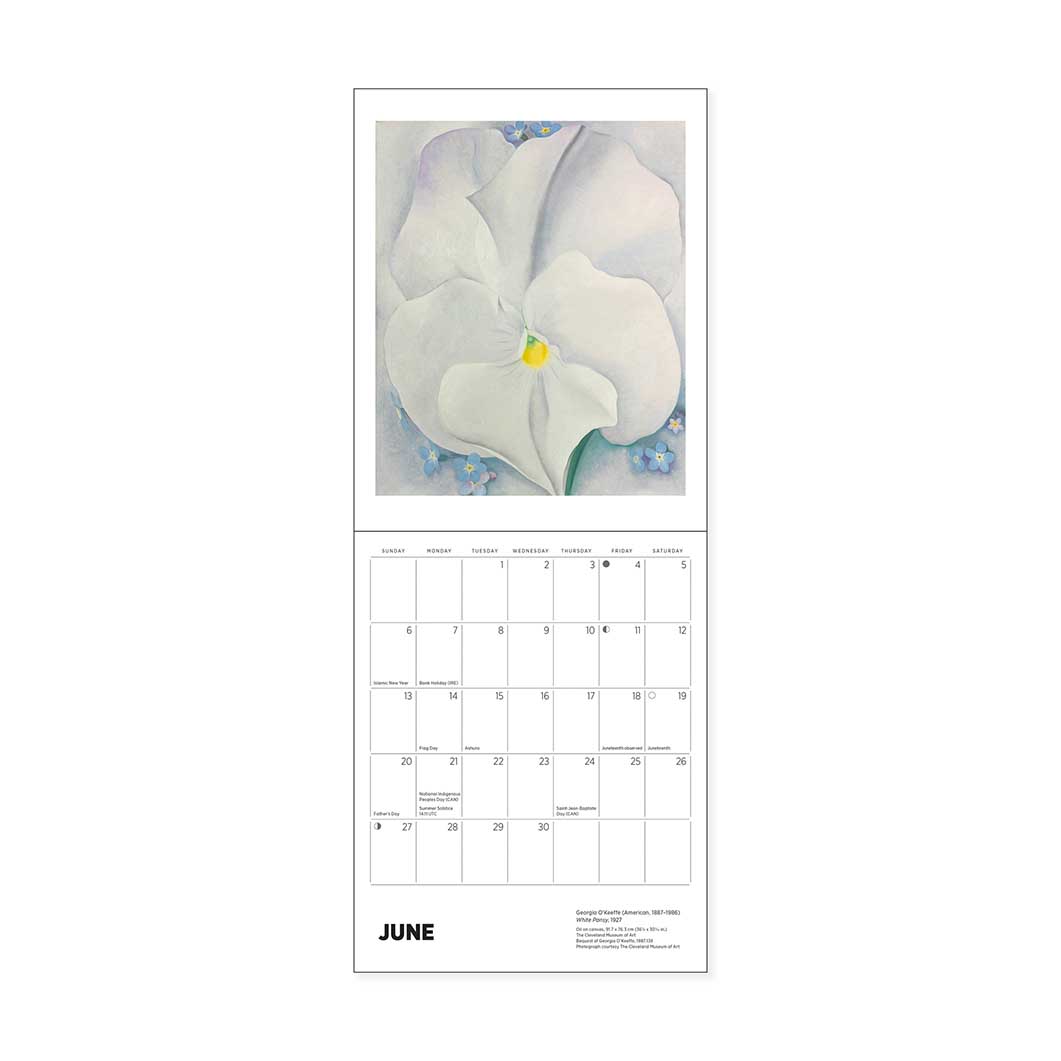 Georgia O'Keeffe �~�j �J�����_�[ 2027