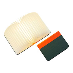 Lumiosf Fabric ブックランプ オレンジ/グリーンの商品画像