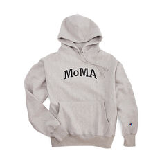 【Lサイズ】 海外限定 MOMA × champion パーカー ネイビー