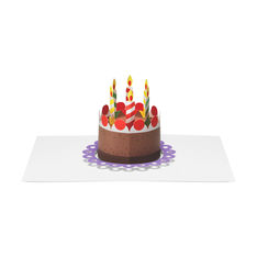 MoMA ポップアップカード ポップアップケーキ(6枚セット)の商品画像